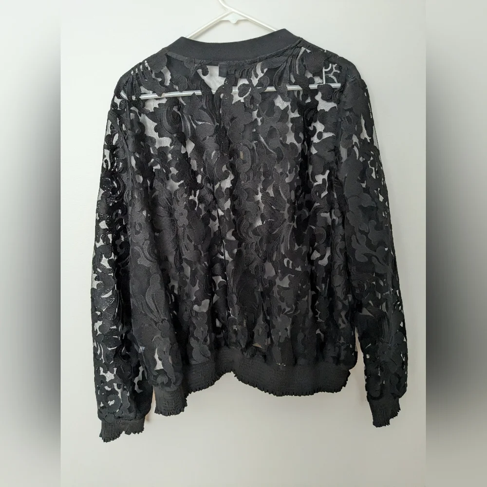 Lane Bryant zip up Jacket - Picture 2 of 4